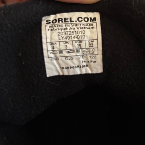 Sorel Whitney™ II Short Lace Black Winter Snow Boot - Picture 6 of 8